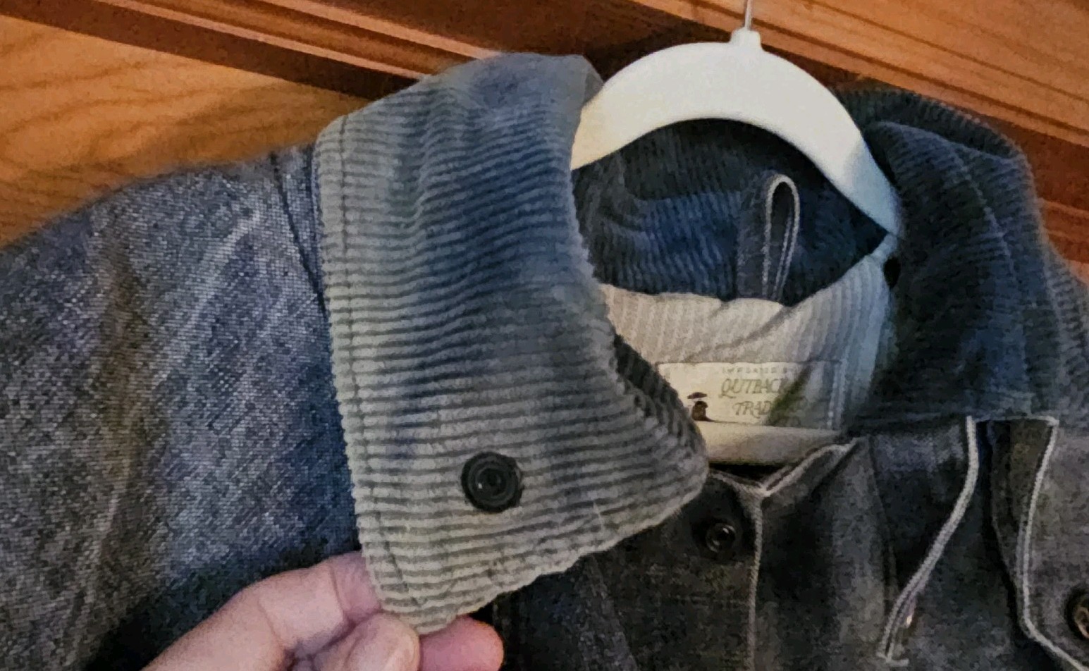 Outback Trading Co Large Vintage Denim Duster Riding Coat Acid 80's 90's RARE image 9