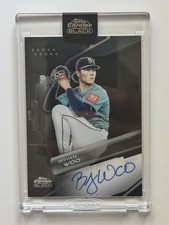 Bryan Woo - 2026 Topps Chrome Black - Encased on-card Base Auto