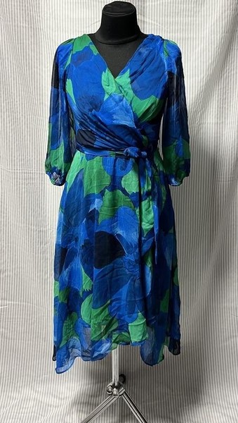 Women DKNY Dress Navy Polyester 38 / M / 46