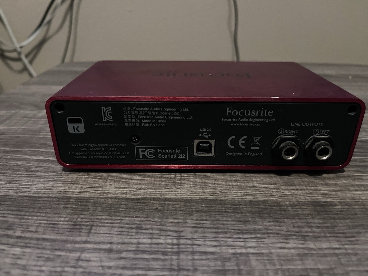 Focusrite Scarlett 2i2 USB Audio Interface 1st Generation | eBay