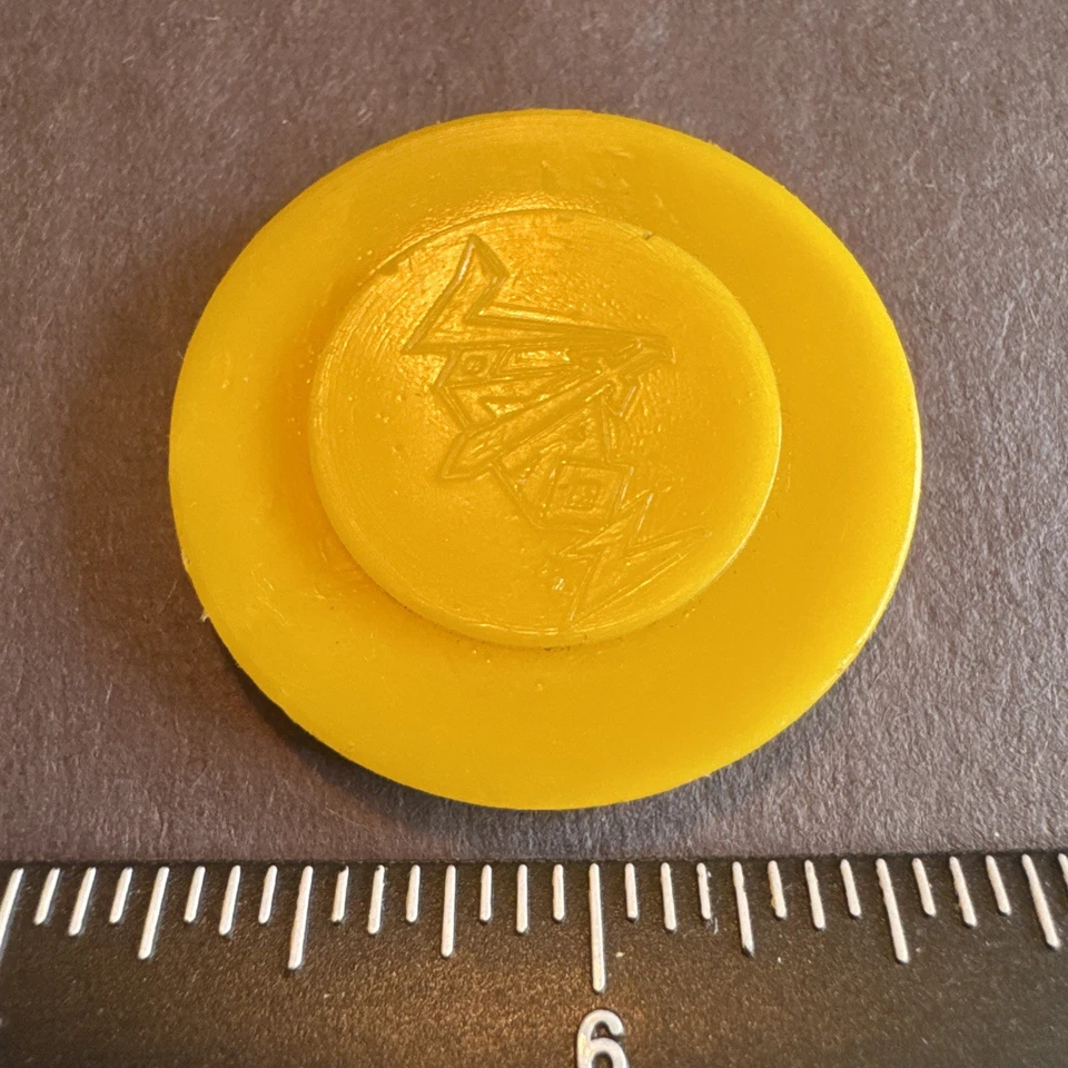 1984 Panosh Place Voltron Doom Blaster Yellow Disk Part - Vintage - Image 2 of 4