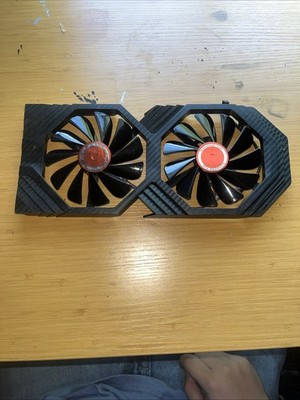 XFX AMD Radeon RX 580 Carbon Fiber Fan Hub Replacement Part OEM Part