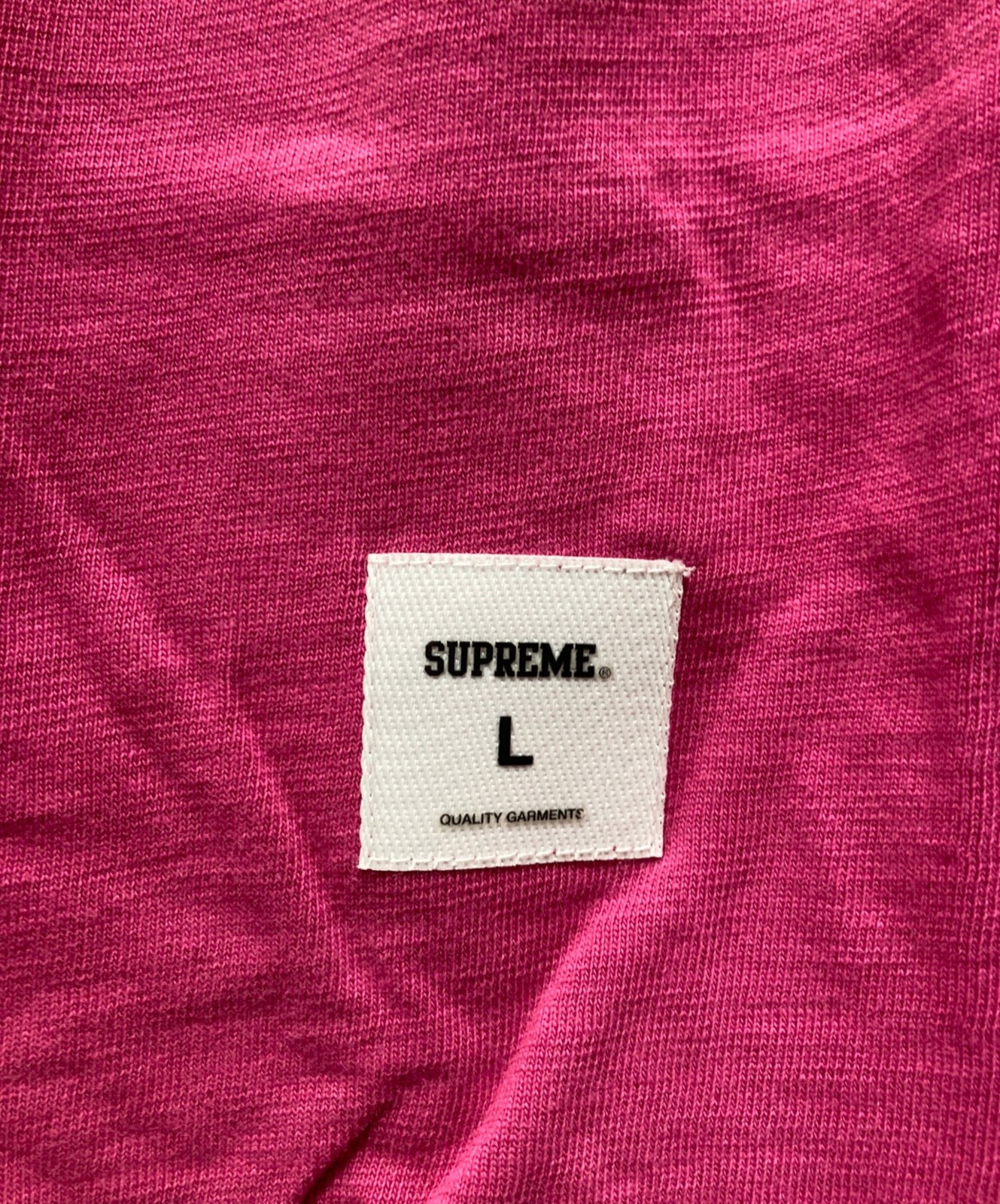 SUPREME 24AW Old English Long Sleeve Top Size: L Pink Men thumbnail 3