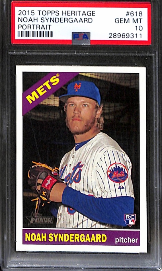 2015 TOPPS HERITAGE #618 Noah Syndergaard PSA 10 GEM-MT 28969311 