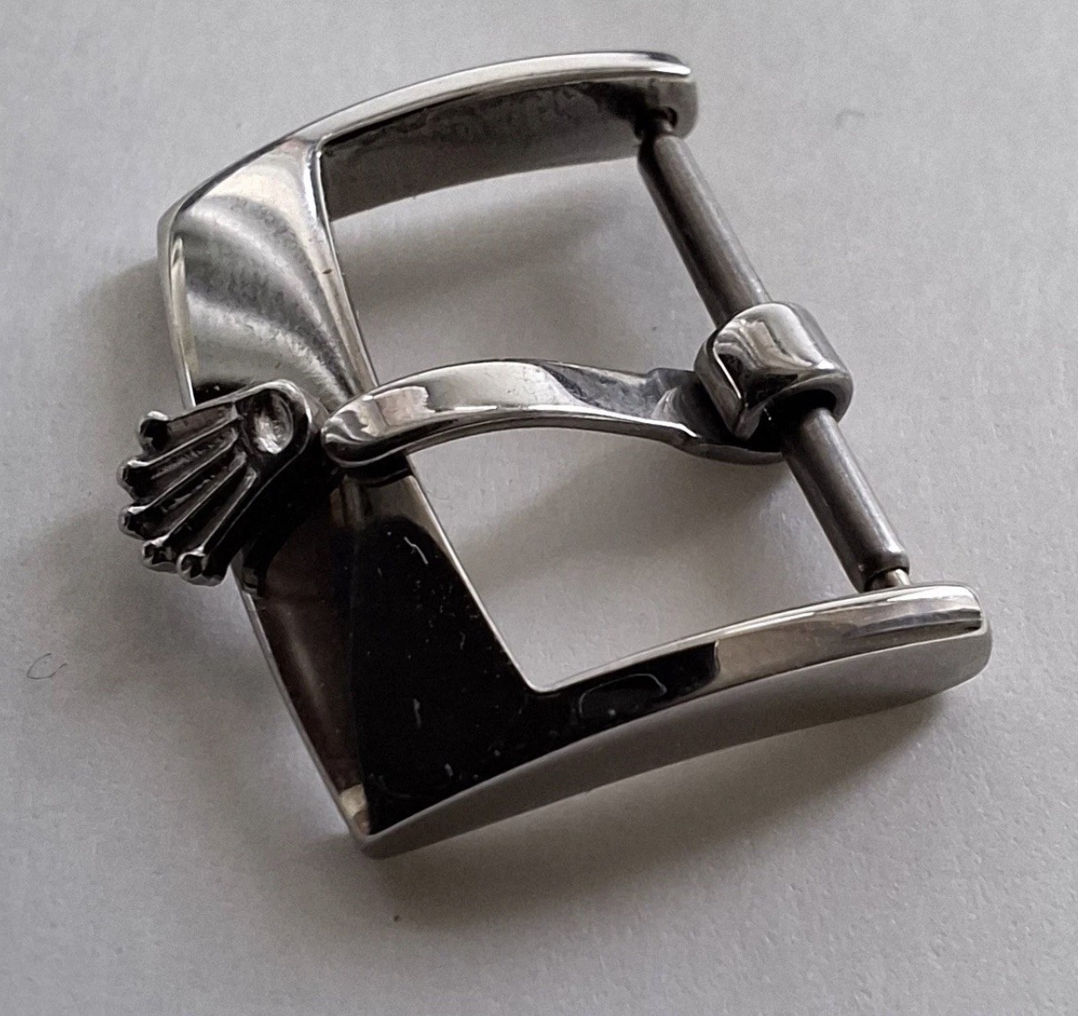 Fibbia di ricambio per orologio Rolex vintage - acciaio inox 18 mm foto 4