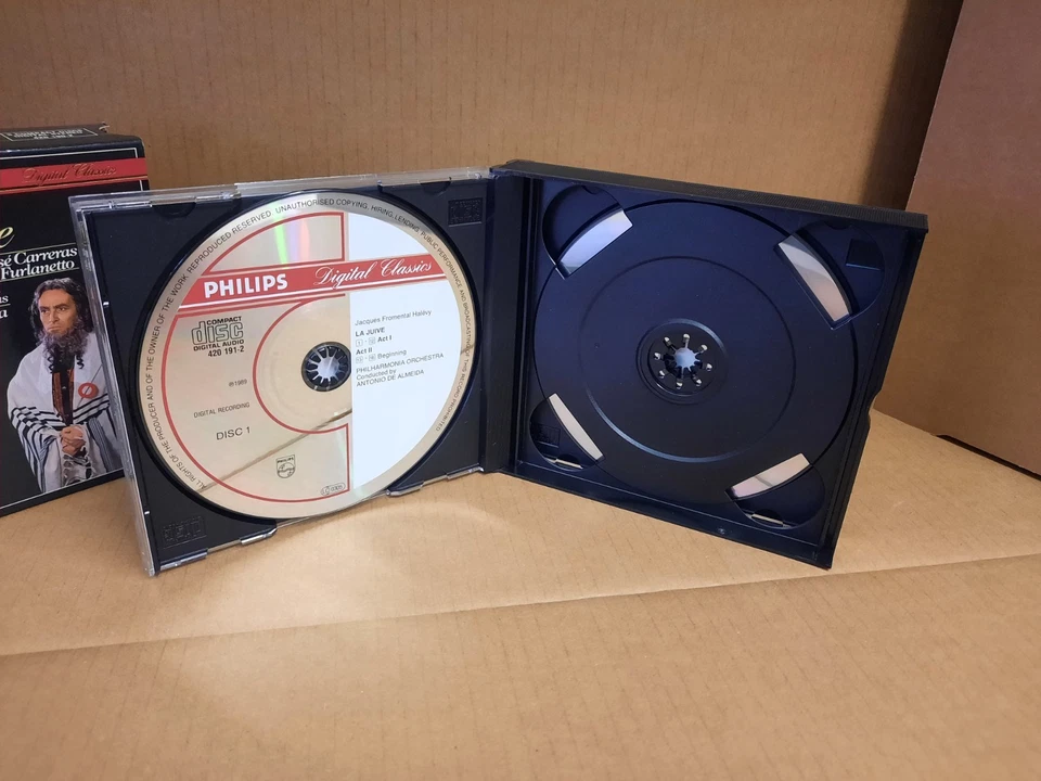 Halevy Antonio De Almeida La Juive Ambrosian Opera Philips Classics – 420 190-2 - Bild 3 von 4
