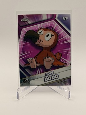 2026 Topps Chrome VeeFriends Dope Dodo #67 VF First Chrome Pink Parallel 082/250