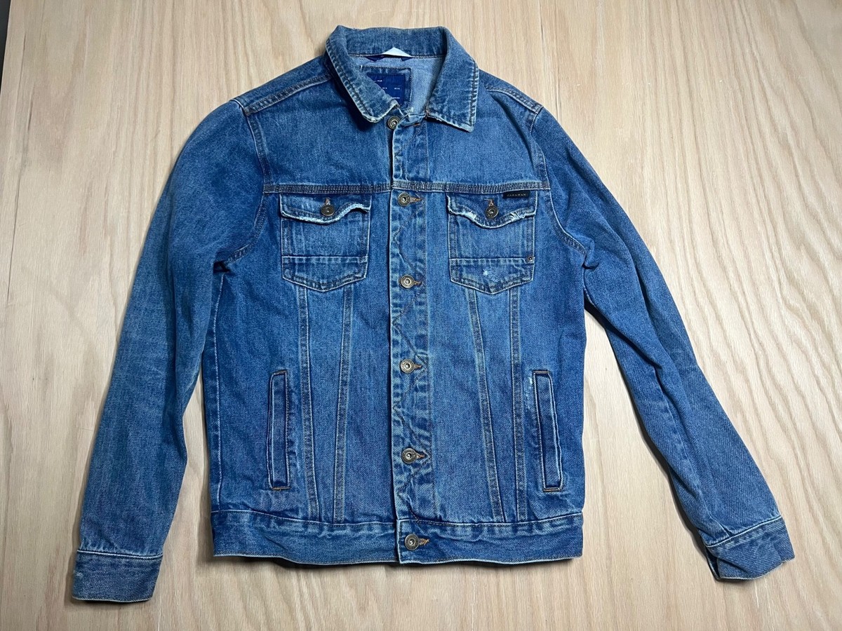 Zara Man jean jacket me size medium