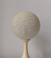 Granulat Tischleuchte Original Design Kugellampe Tulpenfuß space age 70er 70s