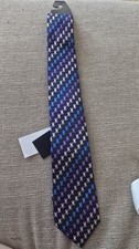 Psycho Bunny Tie 100% Silk English Fabric Made In USA NWT