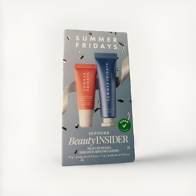 Self-Care Celebration Summer Fridays Calming Mask Soothing Lip Balm Moisturizer