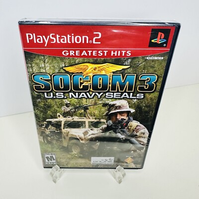 SOCOM 3: U.S. Navy SEALs Greatest Hits  (Sony PlayStation 2, 2005) New Sealed