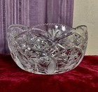 Williamsburg By Avitra 8” Round Heavy Cut Crystal Bowl Sawtooth Pineapple Star — photo 2