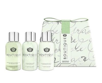 Grace Cole 3 piece Bath Travel gift Set - 50 ml each NEW WITH BOX