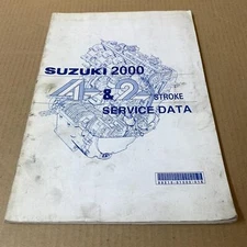 Suzuki 2000 4 Four 2 Two Stroke Service Data Book Manual Genuine 99510-01000-01E