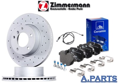 Zimmermann/Ate ceramic brake set perforated WK ø 330 mm rear BMW X4 F26 X3 F25