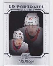 19/20 UD...TARO HIROSE...ROOKIE PORTRAITS...CARD # P-96...RED WINGS