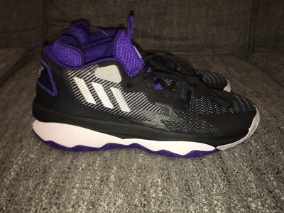 Adidas Dame Weber State Team Issue Purple Black Basketball Shoes