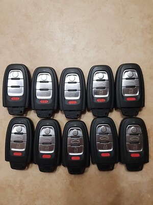 LOT OF 10 AUDI Q5 PROX OEM SMART KEY REMOTE FOB FCC: IYZFBSB802 B CHIP GOOD!