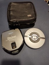 Vintage Sony CD Walkman 2 With Case Untested