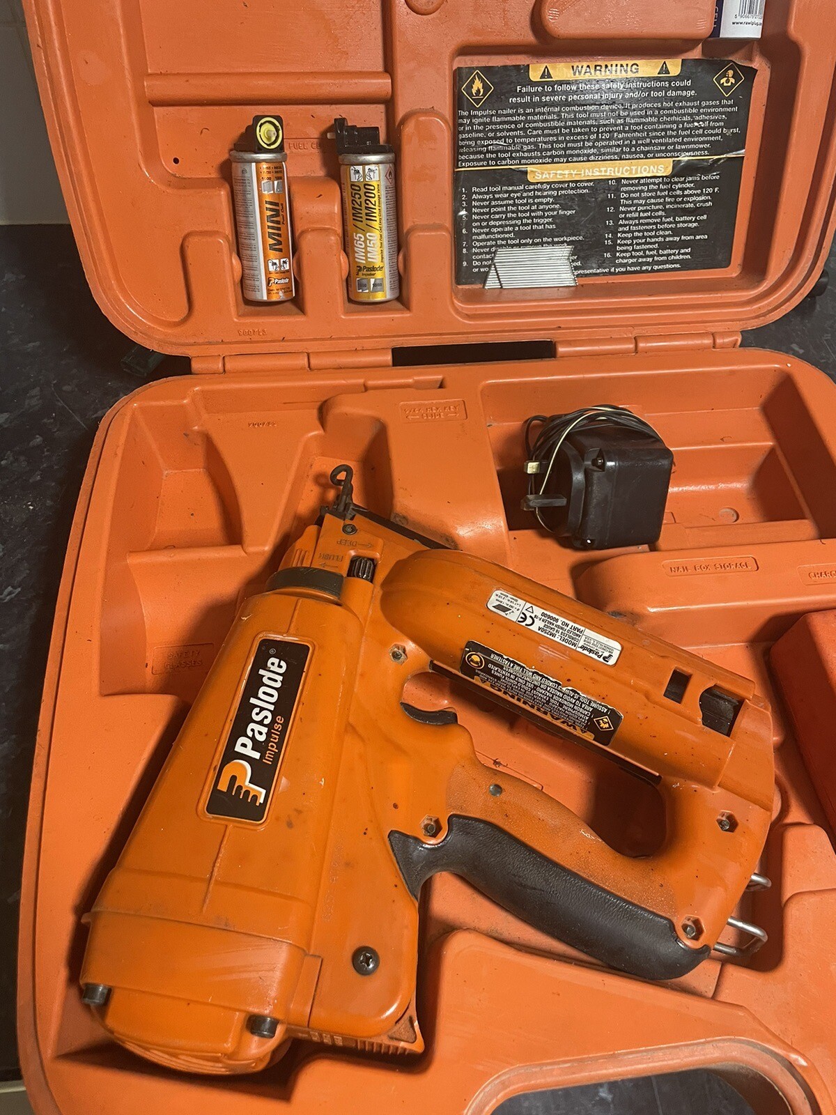 paslode im250A 2nd fix nail gun eBay