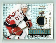 10-11 UD Upper Deck Series Two Rookie Materials  Zac Dalpe  4/25  Patch
