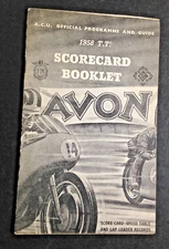 The Isle Of Man TT 1958 Scorecard Booklet