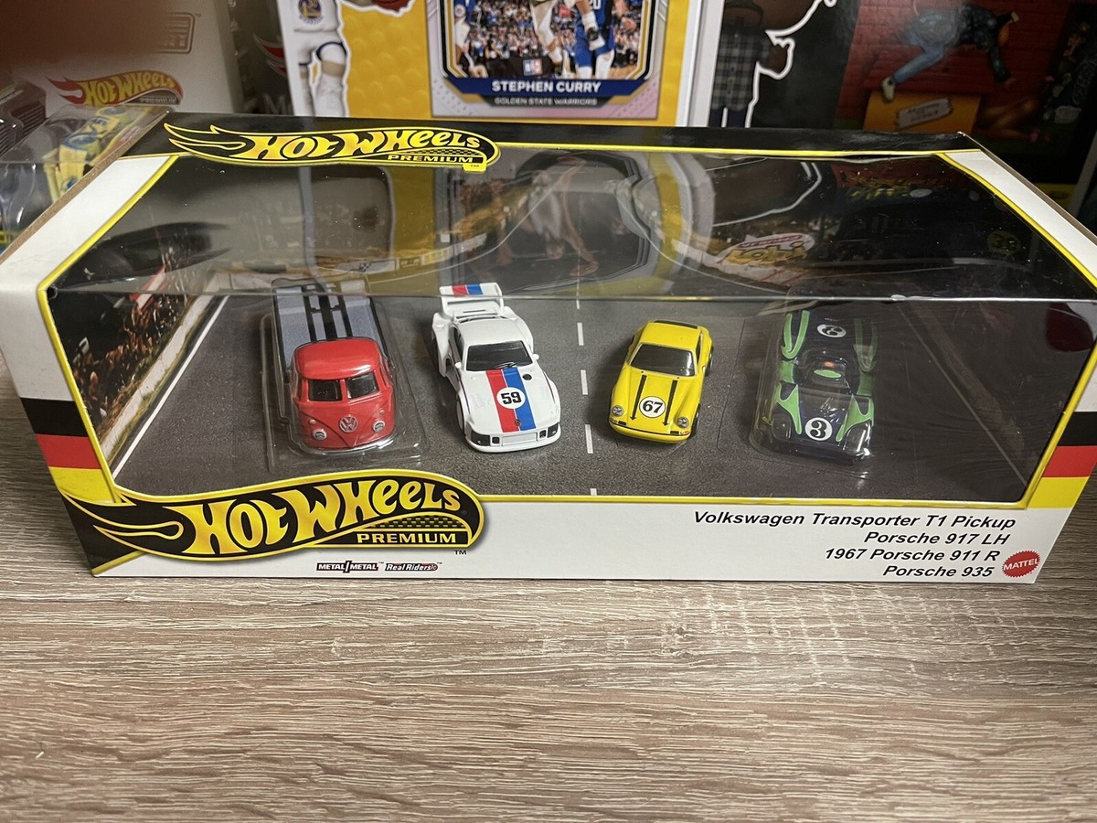 Hot Wheels Diorama Volkswagen Transporter, Porsche 917, Porsche