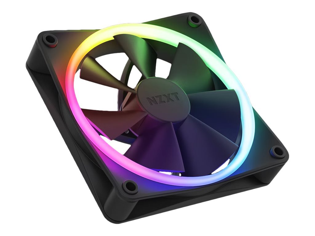 NZXT F Series F120 RGB Triple Pack Case fan 120 mm matte RF-R12TF-B1