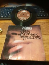 PROCOL HARUM A WHITER SHADE OF PALE / HOMBURG RARE FILIGREE PROMO SLEEVE PSYCH