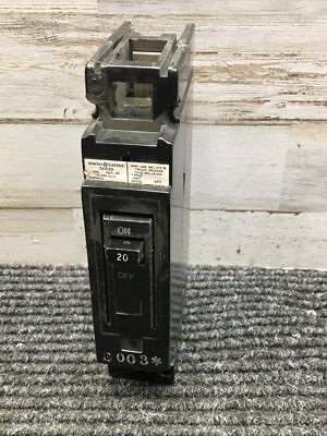 Uesd GENERAL ELECTRIC 20AMP 1 Pole Circuit Breaker TE1020