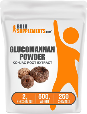 .Com Glucomannan Powder - Konjac Root Extract Powder, Fiber Supplement Powder...