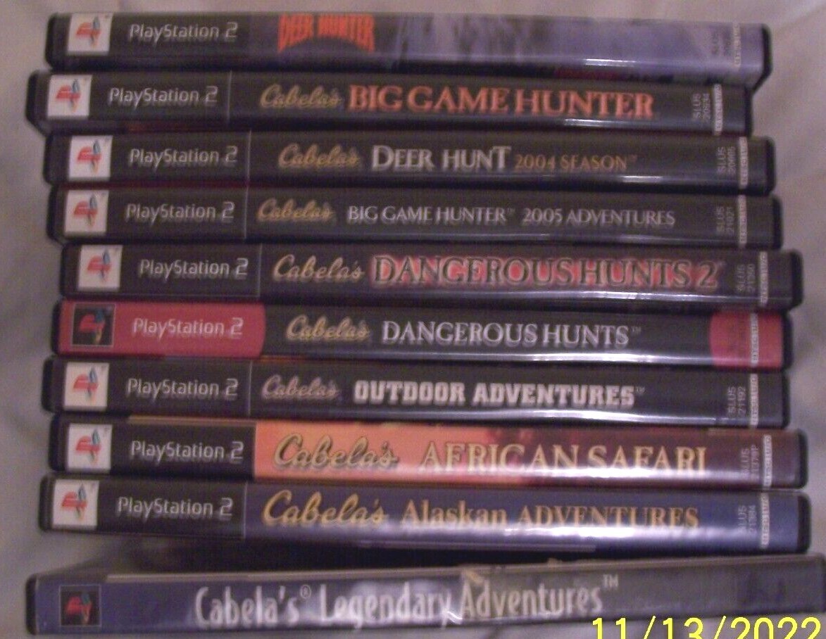 PlayStation 2 two (PS2) Game Lot - Pick and Choose - Hunting