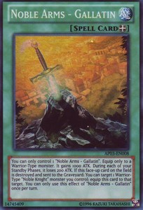 Noble Arms - Gallatin - AP03-EN008 - Super Rare - Unlimited Edition x3 - Near Mi