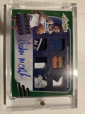 2020-21 Absolute Memorabilia Jaden Mcdaniels TOTT 6pc mem & Auto #ed 3/5