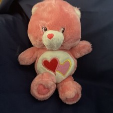 2003 Care Bears Love-a-Lot Bear 13 Inch Plush