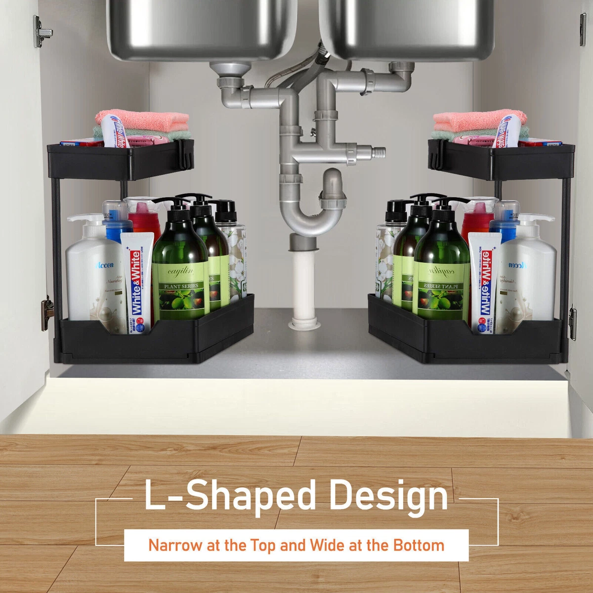 Under sink drawer sale organizer