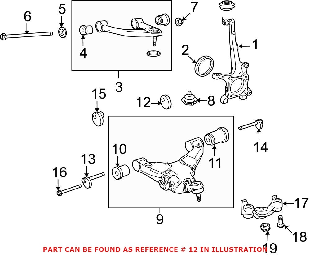Genuine OEM Front Alignment Camber Adjusting Eccentric For Toyota 481980C020