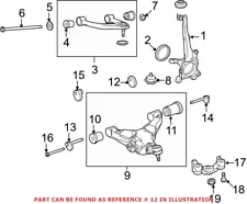 Genuine OEM Front Alignment Camber Adjusting Eccentric For Toyota 481980C020