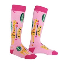 Girls Child Ski Socks Winter Skiing Socks Long Knee High Snowboarding Skating