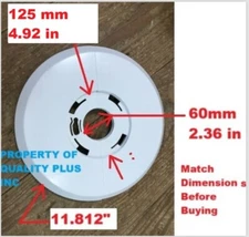 125 mm DIA Arctic Air Cooling Tower Fan Base Plate Replacement Part