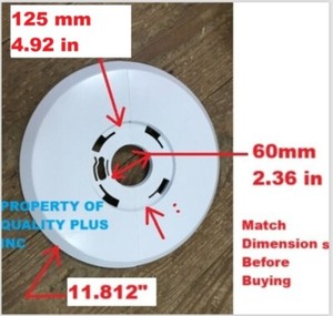 125 mm DIA Arctic Air Cooling Tower Fan Base Plate Replacement Part
