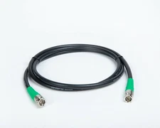 Canare L-5CFB 75ohm BNC to BNC, Pro Digital Audio Video Black Coax Cable.