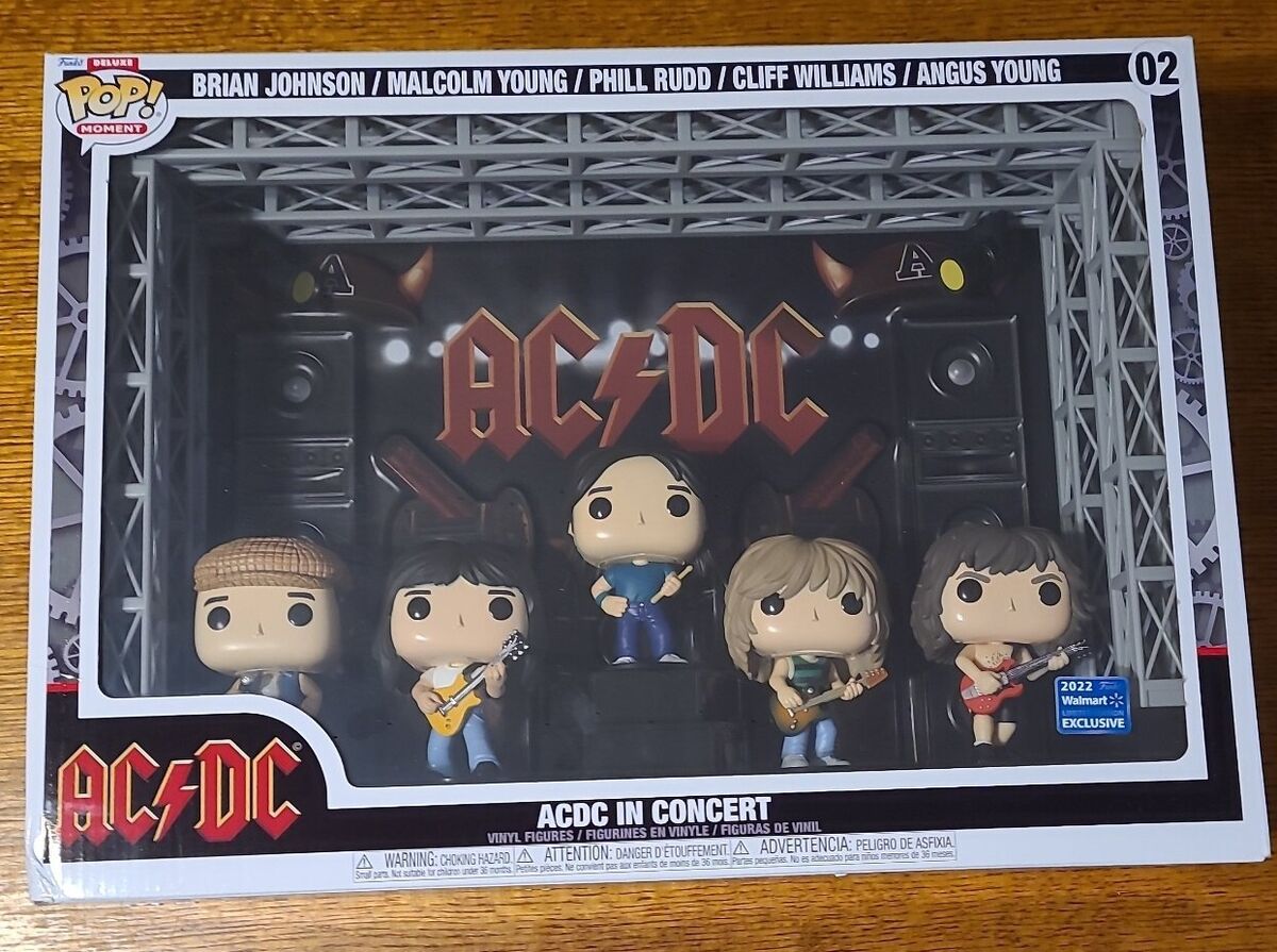 NEW-Funko Pop! Moment Deluxe: AC/DC IN CONCERT Walmart NEW-Funko Pop! Moment Deluxe: AC/DC IN CONCERT Walmart