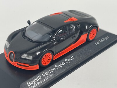 1/43 Minichamps Bugatti Veyron Super Sport Carbon / Orange 400