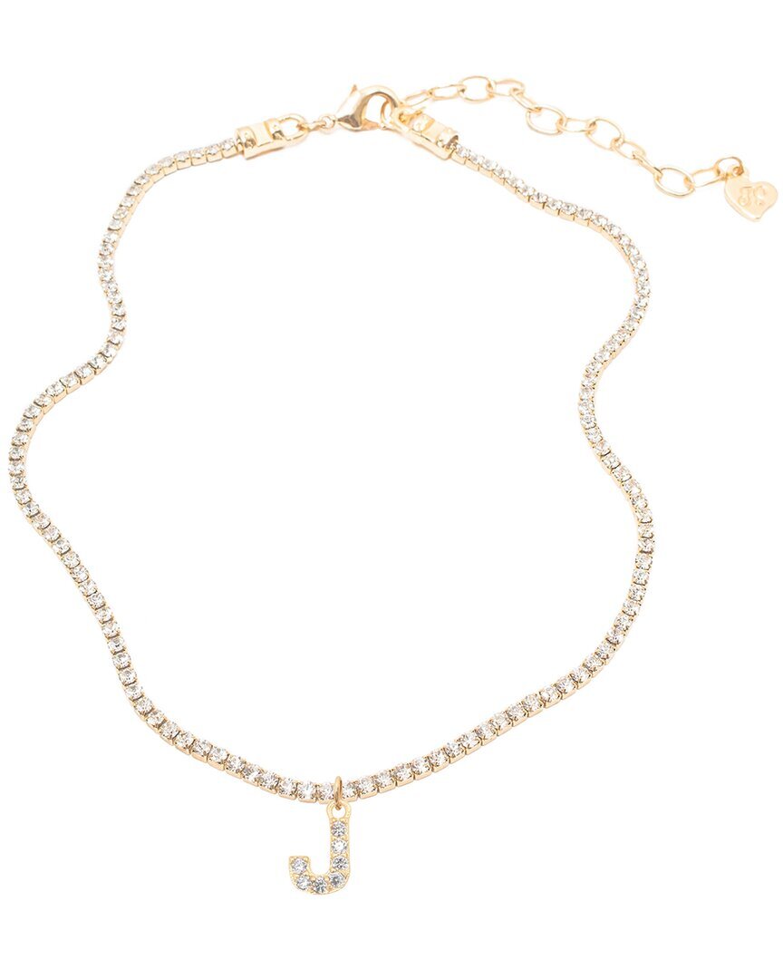 Женское колье Frasier Sterling с инициалом Cz (A-Z), покрытым 14-каратным фианитом, E