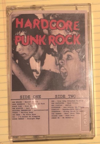 K-TEL HARDCORE PUNK ROCK Cassette