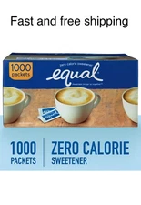 Equal Packets Zero Calorie Sweetener Gluten-free (1000 Counts)