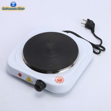 FORNELLO ELETTRICO PORTATILE PIASTRA 1500 WATT CAMPEGGIO TERMOSTATO