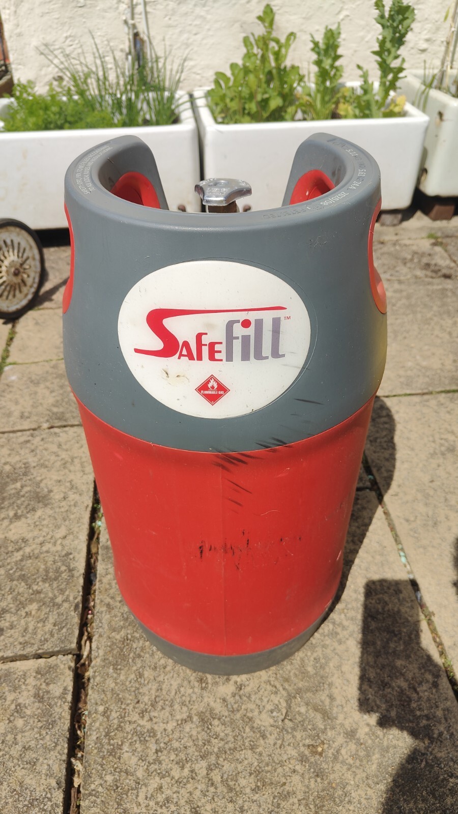 Safe Fill Gas Bottle Refillable Cylinder 24.4 Litres LPG Propane eBay